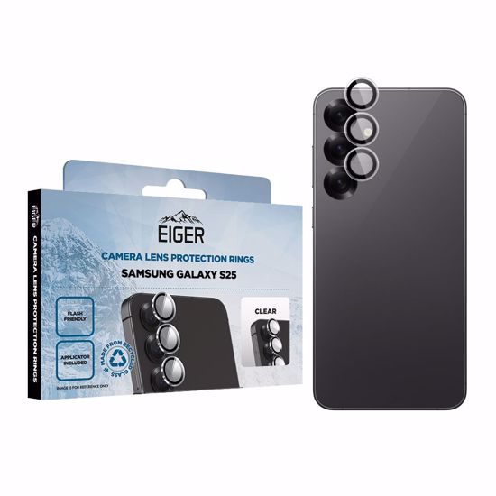 Picture of Eiger Eiger Mountain Glass LENS RING GRS for Samsung Galaxy S25 in Clear